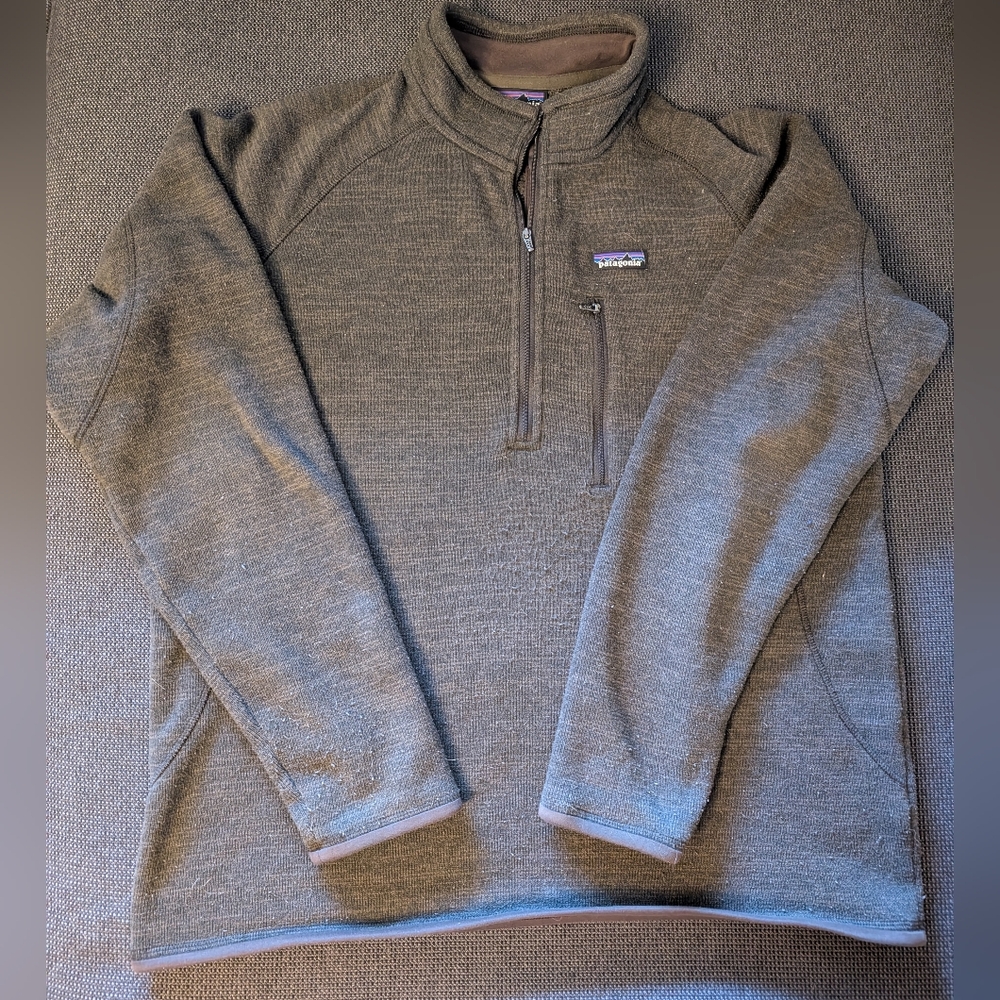 Patagonia Men's 1/4 Zip Better Sweater Brown